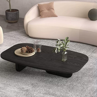 Table élévatrice en acrylique pour le salon et la chaise Petite table basse éthiopienne en marbre noir nacre