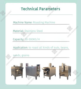 Commercial Gas Groundnut Nuts Roasting Machine <strong>Multi</strong> Functional Peanut Almond Soybean Rotary <strong>Roaster</strong> - Product Image 6