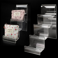 4 Tier Clear Acryl Handy hülle Display Ständer Handtasche Geldbörse Schmuckst änder Acryl Postkarte Gruß karte Display Halter
