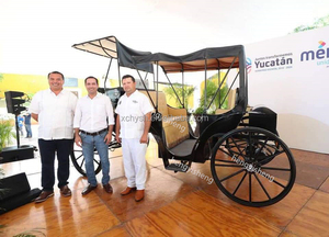 Carro de turismo sin caballos real europeo, parques de atracciones para paseos en carro eléctrico, venta de transporte especial - Product Image 3