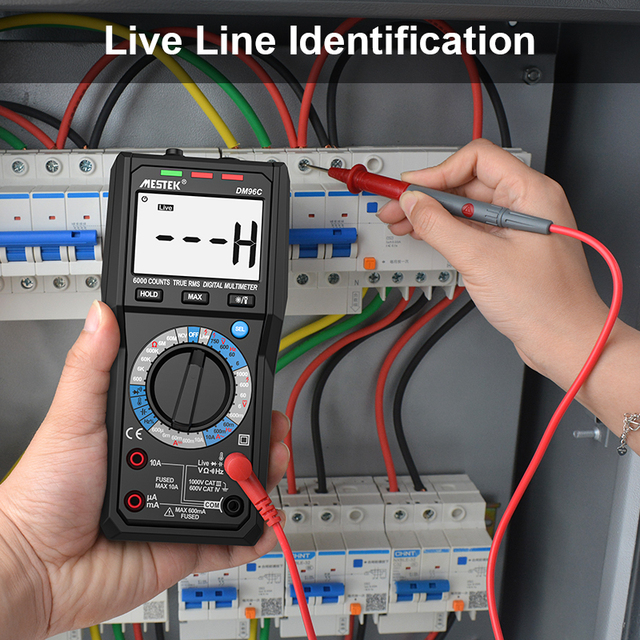 Digital Multimeter  6000 Counts  with Auto Range AC/DC Voltage Current Temperature & Capacitance Measurement