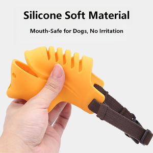 Bozal de Silicona Suave para Perro, Estilo Rinoceronte, Anti-Mordidas, Anti-Ladridos, Equipo de Entrenamiento, Bozal de Silicona Pura No Tóxica, Transpirable - Product Image 2