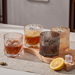 Vaso de Vidrio de Lujo Creativo, Estilo Glaciar, de una Sola Pieza, para Fiestas, Cristalería de Color Sólido - Product Image 3