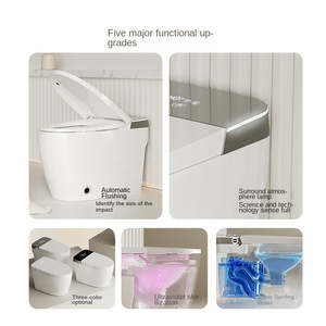 Inodoro Inteligente Original con Control Remoto, Totalmente Automático, con Luz Ultravioleta, Restricción de Presión de Agua, Sifón Integrado en Forma de S para Uso Doméstico - Product Image 3