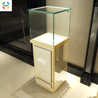 Luxuriöse Moderne Umweltfreundliche Recycelbare Glas-Vitrine mit LED-Beleuchtung für Museum, Ausstellungsraum und Einkaufszentrum