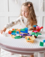 Ensemble de table et de chaise pliables pour bébé, style nordique moderne, pour l'école et la cuisine
