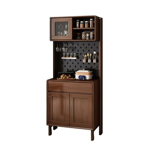 Nordic Solid Wood Sideboard 900mm <b>Tall</b> <b>Storage</b> Cabinet For Kitchen Dining Room - Product Image 4
