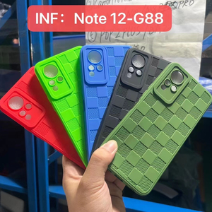 Lichicase, <span class=keywords><strong>precio</strong></span> barato, funda de teléfono de silicona de rejilla de TPU suave para INFINIX Note 30 Pro NOTE 12 Turbo G96 G88 HOT 30 20 20S - Product Image 1