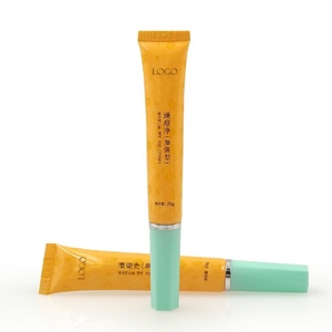 Wholesale Custom Empty Cosmetic Packaging <b>Eye</b> Cream Lotion Squeeze Tube Screw Nozzle Laminated Applicator Massage Tubes Custom - Product Image 5