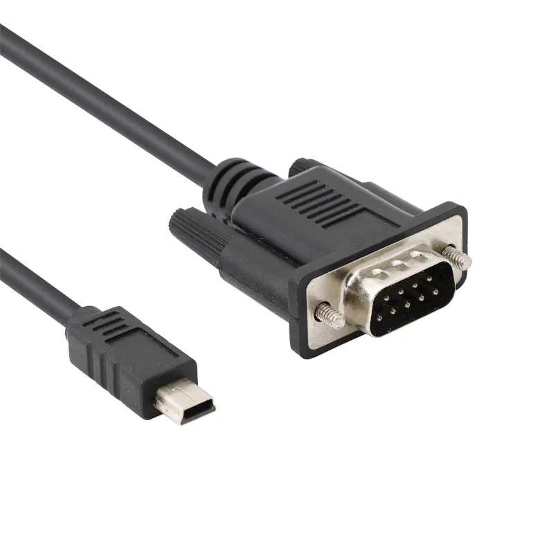 Factory Custom OEM DB9 to Mini USB 5pin Male to Male Cable RS232 Serial Port DB9 Cable D-SUB 9pin Cable