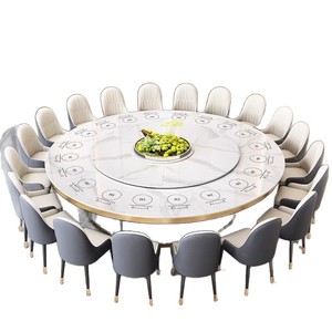 Slab Tabletop <b>Electric</b> Round <b>Table</b> 15 Person Hotel Restaurant Use Fully Automatic Induction Cooker - Product Image 5