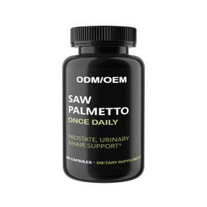 Suplementos de Saw Palmetto Herbales OEM/ODM para Hombres, Suplementos Avanzados de Saw Palmetto para Hombres - Product Image 1