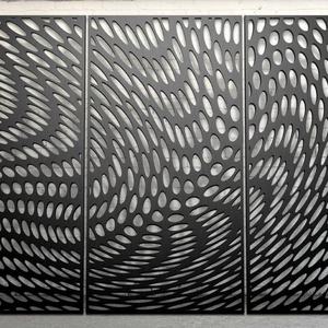 Pantalla de Metal curada decorativa comercial Jardín perforado Cercado principal Puertas de enrejado Diseño Panel de cercado de privacidad cortado con láser - Product Image 3