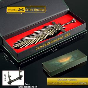 Spada <span class=keywords><strong>Elden</strong></span> Ring Grafted Blade Greatsword 30CM, Edizione Lusso in Confezione Regalo, Replica 3D in Metallo, Prop per Cosplay, Regalo da Collezione - Product Image 3