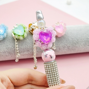 51180 Großhandel Luxuriöse 2,5*2,7*1,8cm 3D Tonblumen-Perlen Große Strass-Keramik-Kronen-Quasten-Perlen für Stiftherstellung - Product Image 3