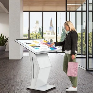 เครื่องระบบนำทางแบบหน้าจอสัมผัสขนาด10.1-65นิ้วอุปกรณ์ฐานโลหะสำหรับแสดงแบบโต้ตอบรุ่นใหม่ล่าสุด - Product Image 4