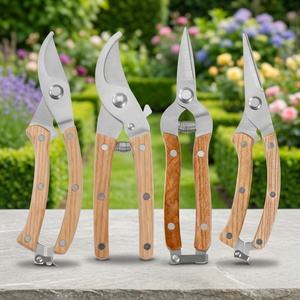 <span class=keywords><strong>Sécateur</strong></span> bypass robuste à manche en bois <span class=keywords><strong>pour</strong></span> la coupe de <span class=keywords><strong>branches</strong></span> de jardin, outil de jardinage à coupe facile et lame tranchante - Product Image 5