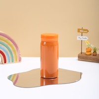 Petite tasse à café de poche de petite capacité, en acier inoxydable 304, gobelet à eau de 8 oz, bouteille isolée avec revêtement métallique