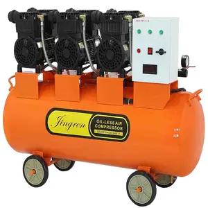 Bebas Minyak Kompresor Udara Diam Woodworking Air Pompa Kecil Portable Air Compressor