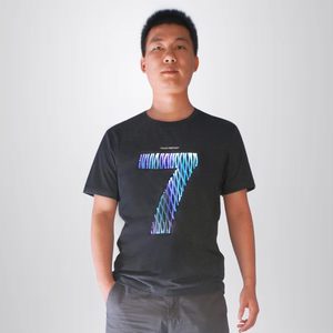 Summer <strong>Party</strong> Fashion Led Light <strong>Tshirt</strong> Men's T-shirts Glow in the Dark Fabric - Product Image 2