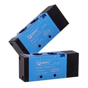 วาล์วควบคุมลมแบบนิวแมติก Nfpc รุ่น N4A310 10 อลูมิเนียมกรองอากาศ 0.15 0.8Mpa สำหรับใช้งานในอุตสาหกรรม - Product Image 2