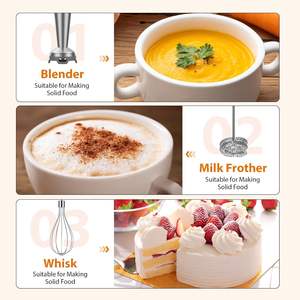 Batidora de Inmersión Koios de 1000W y 12 Velocidades, Batidora de Mano de Acero Inoxidable con Batidor, Mezcladora Multifuncional, Electrodoméstico de Cocina - Product Image 6