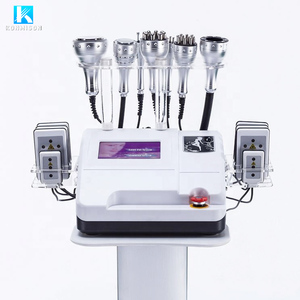 <span class=keywords><strong>Appareil</strong></span> de Cavitation <span class=keywords><strong>Professionnel</strong></span> 9-en-1 avec 40K, Vacuum, RF, Lipo Laser et Pads pour Amincissement Corporel - Product Image 2