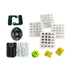 Tùy chỉnh thiết bị điện tử máy tính liên hệ với màng từ xa bàn phím Bàn phím Báo Chí dẫn điện cao su <span class=keywords><strong>Silicone</strong></span> đẩy nút - Product Image 6