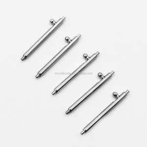 Pinos de relógio de aço inoxidável, barra de liberação rápida para relógio, diâmetro de 1000mm e 1.5mm, com botão de apertar, para pulseira de relógio inteligente com 1.8 peças - Product Image 4