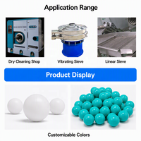 Billes en silicone solide industrielles (2 mm à 60 mm) pour tamis vibrants ; Billes en silicone haute élasticité pour machines de nettoyage des céréales