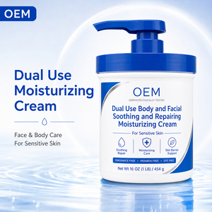 Crème <span class=keywords><strong>Visage</strong></span> Personnalisée au Céramide et à l'Urée – Formule Apaisante et Réparatrice pour Peaux Sensibles, Rougeurs et Dommages – Qualité Supérieure - Product Image 1