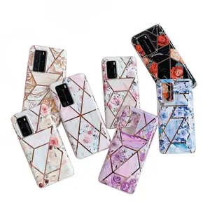 Fashion Bling Chrome Soft TPU Shockproof Protective Case For Samsung S21 A21s M21 A42 A12 Case