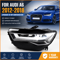 Pour Audi A6 C7 2012 2013 2014 2015 2016 2017 2018 Remplacement des phares LED avec mise à niveau DRL blanc, accessoires de conversion halogène vers LED