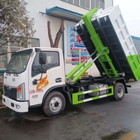 Camion compacteur de déchets Howo 10cbm 4x2 à moteur manuel à prix avantageux