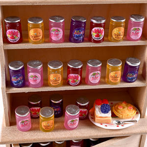 Recommandé 4 Styles Résine Ornement Maison De Poupée Mini Modèle Résine Accessoires <span class=keywords><strong>Manger</strong></span> Jouer Confiture Bocaux Résine Aliments pour la Décoration - Product Image 3