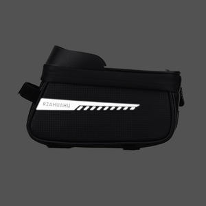 RTS, venta al por mayor, accesorios para bicicletas, pequeñas bolsas impermeables para bicicletas de montaje frontal con soporte para teléfono para almacenamiento de <span class=keywords><strong>herramientas</strong></span> y acceso móvil - Product Image 5