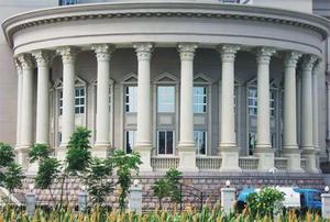 Giá rẻ mặt bên ngoài đường tường bên ngoài tường trang trí bên ngoài EPS Roman cột vốn Polystyrene bọt với bề mặt xi măng - Product Image 3