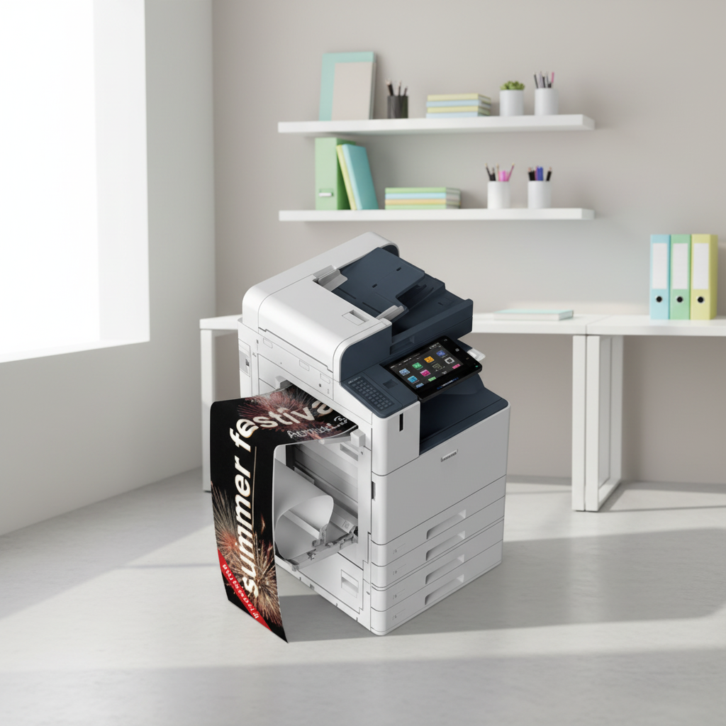 Refurbished High-Speed 70ppm Color Printer with Duplex & Network Functions 1200x2400 DPI 160G HDD for SMBs Document Management