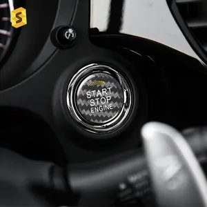 ES N-SY-136 accesorios del Interior del coche de fibra de carbono pegatinas para Mitsubishi Outlander ASX canciones