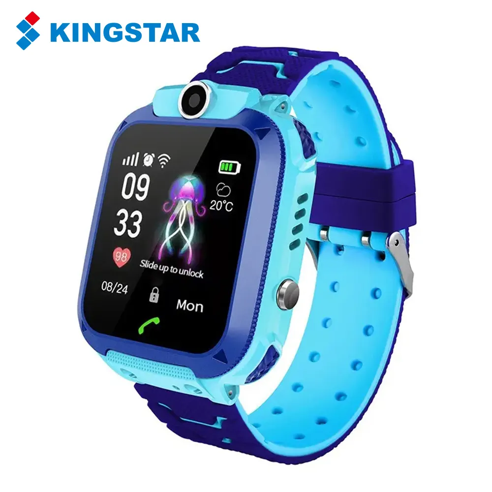 Venta al por mayor Q12 smartwatch niños reloj inteligente 2G tarjeta SIM función de llamada gps ubicación Tracker pulsera reloj inteligente para niños