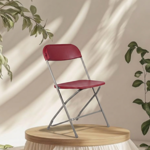 Silla Plegable de Jardín - Duradera, de PP y Metal, Portátil, Ligera, Cómoda, Moderna, para Uso en Exteriores, Comedor y Parque - Product Image 1