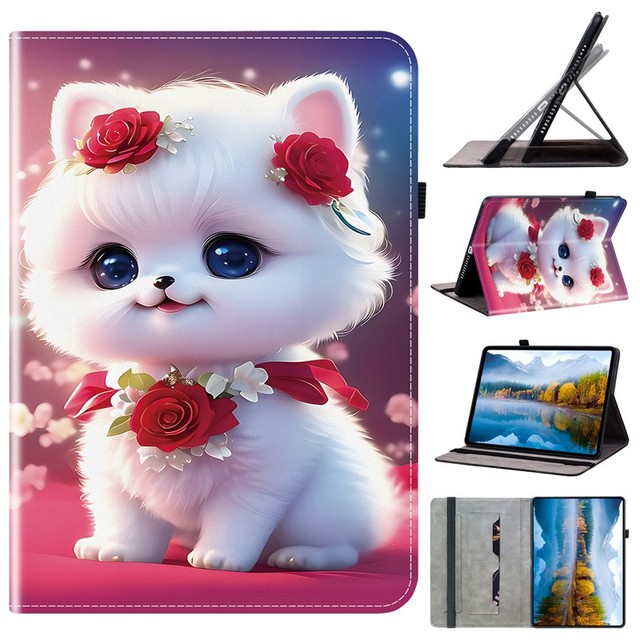 Wholesale Adorable Puppy Painted Design PU Protective Case for Apple iPad (2025)(2022)10.9"/iPad Pro 11/iPad Pro 13/iPad Air 13