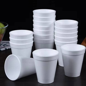 Blanco personalizado 6oz 8oz 10oz 12oz 16oz 32oz poliestireno vasos para beber con logotipo para promociones de boda - Product Image 6