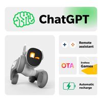 Loona Smart AI Robot pour animaux de compagnie avec contrôle gestuel commandes vocales surveillance à distance Smart Loona Pet Dog Intelligent Loona Go Robot