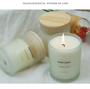 Bougies naturelles bio <span class=keywords><strong>de</strong></span> luxe personnalisées en stock, cadeaux <span class=keywords><strong>de</strong></span> mariage sans fumée pour invités, pot <span class=keywords><strong>de</strong></span> cire <span class=keywords><strong>de</strong></span> soja en verre blanc noir, bougies parfumées pour <span class=keywords><strong>bricolage</strong></span> - Product Image 5