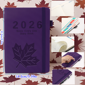 Bán Buôn 2026 Tiếng Anh Lịch Trình Cuốn Sách Với Đường Thẳng Đứng Và Dây Đeo Hàng Ngày Kế Hoạch Hàng Năm Lịch Máy Tính Xách Tay - Product Image 4