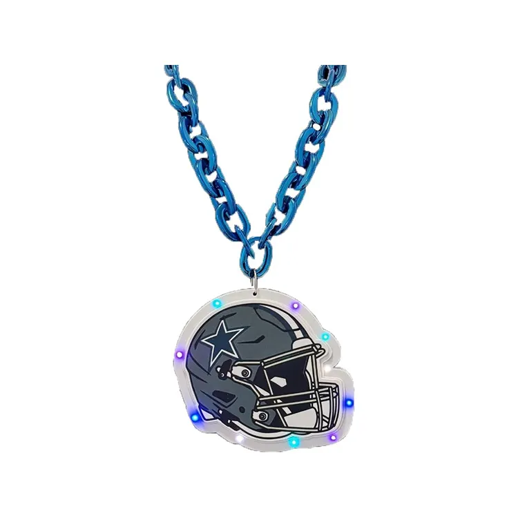 Personnalisé Baseball Hockey Sur Glace Football Club Surdimensionné Mousse Collier Logo 3d Eva Mousse Fan Chaînes