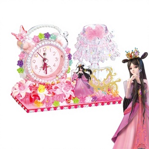 Lámpara <span class=keywords><strong>de</strong></span> Mesa Pequeña <span class=keywords><strong>de</strong></span> Ensueño, <span class=keywords><strong>Reloj</strong></span> Despertador, Manualidades para Niños, Pequeño Juguete Creativo Hecho a Mano, Caja <span class=keywords><strong>de</strong></span> Regalo - Product Image 1