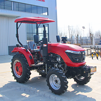Tracteur agricole compact TE Euro5 25HP 35HP 40HP 50HP 60HP 70HP pour jardin, pelouse et ferme, avec pneus larges, charrue et disque, similaire à Deere