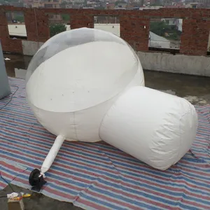 תוצרת סין מותאם אישית עיצוב לבן שקוף קמפינג כיפת בועת אוהל פרסום